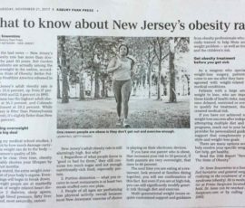 Dr. Seun's NJ Obesity Rate Article Featured in the APP