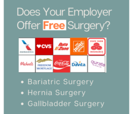 Does Your Employer Offer Free Bariatric, Hernia or Gallbladder Surgery?