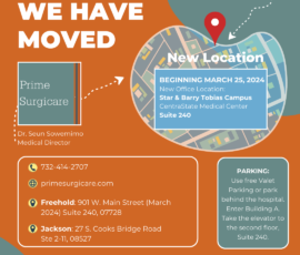 Our Freehold Office Has Moved!
