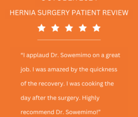 Marc Shares His Hernia Surgery Experience with Dr. Sowemimo