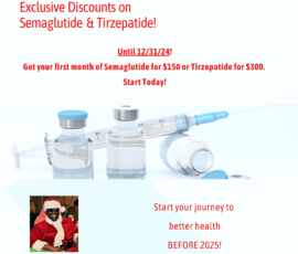 NJ Holiday Slimstart Special: Semaglutide and Tirzepatide Weight Loss Medications