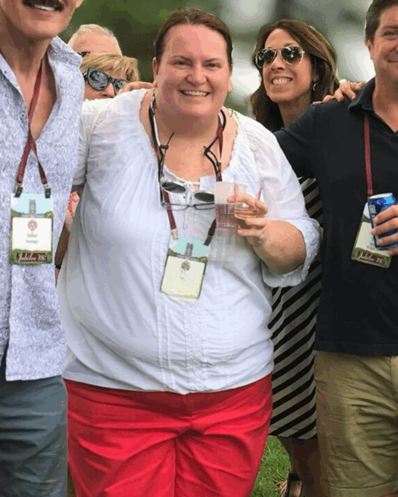 Nor Hyland in 2021 before she had gastric sleeve bariatric surgery with Dr. Seun Sowmimo, a top patient-rated weight loss surgeon in New Jersey.